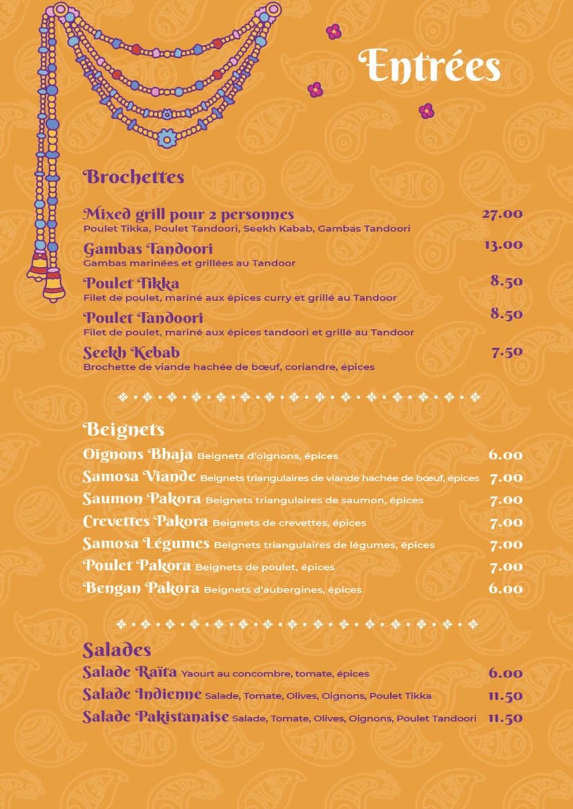 Menu page 4